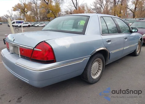 2000 Mercury Grand Marquis Ls из США, поврежденный, VIN 2MEFM75W9YX689276